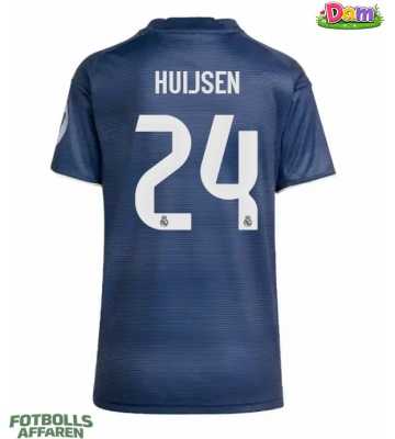 Real Madrid Dean Huijsen #24 Bortatröja Kvinnor 2025-26 Kortärmad